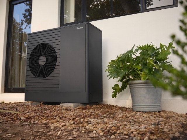 Air source heat pump installation